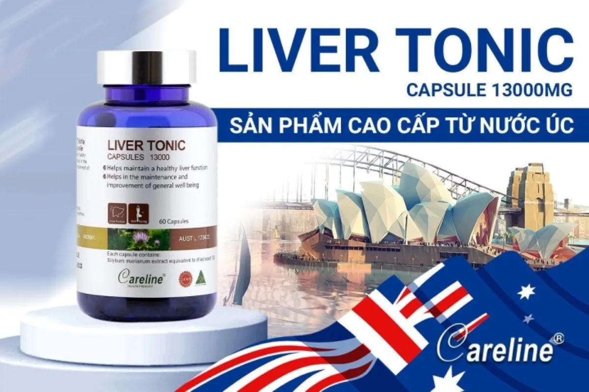 Bổ gan Liver Tonic Careline từ Úc 