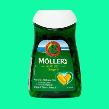 Viên uống dầu gan cá tuyết Möller’s Dobbel Omega 3