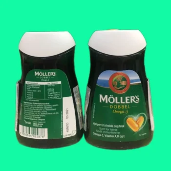 Viên uống dầu gan cá tuyết Möller’s Dobbel Omega 3