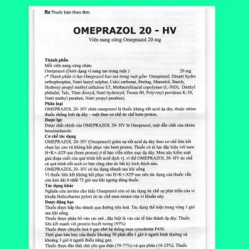 Omeprazol 20-HV