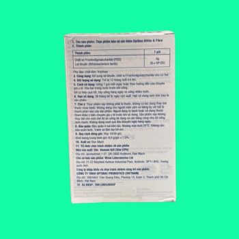 Men vi sinh Optibac Bifido & Fibre Probiotics 4 Optibac Bifido & Fibre Probiotics