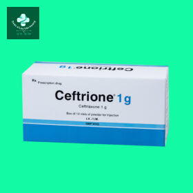 Thuốc Ceftrione 1g: Kháng sinh điều trị nhiễm khuẩn ở người lớn và trẻ ...