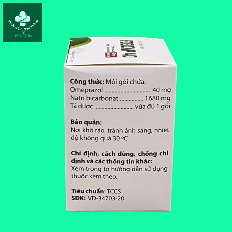 Thuốc Fogicap 40 - Điều trị viêm loét dạ dày, tá tràng - Dược sĩ Lưu ...