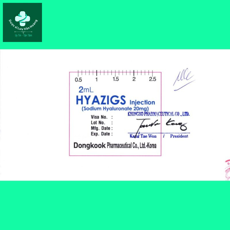 Thuốc Hyazigs Injection - Điều trị viêm xương khớp - Dược sĩ Lưu Văn Hoàng