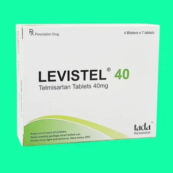 Mặt trước hộp thuốc Levistel 40