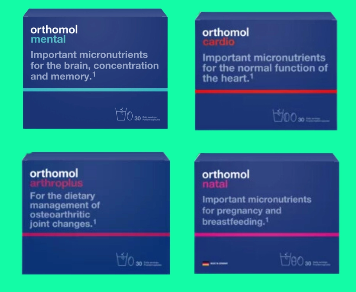 Một số sản phẩm orthomol