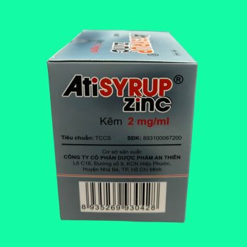 Atisyrup Zinc 20mg/10ml 2 Atisyrup Zinc 20mg/10ml