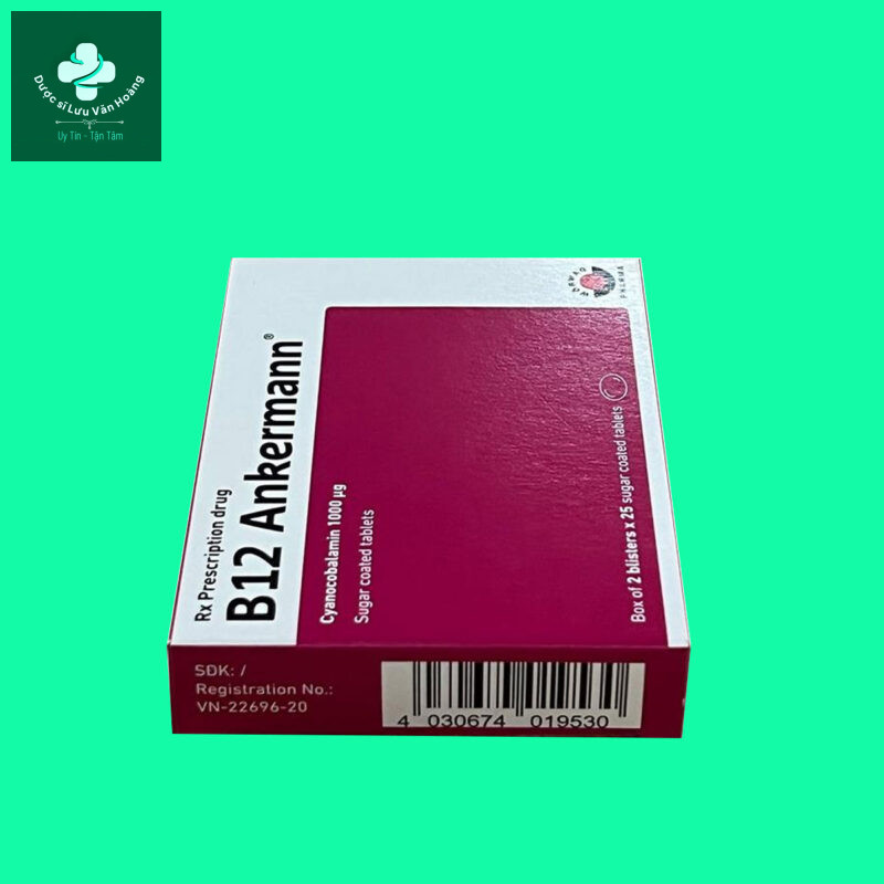 B12 Ankermann: Phòng và điều trị bệnh thiếu máu - Dược sĩ Lưu Văn Hoàng