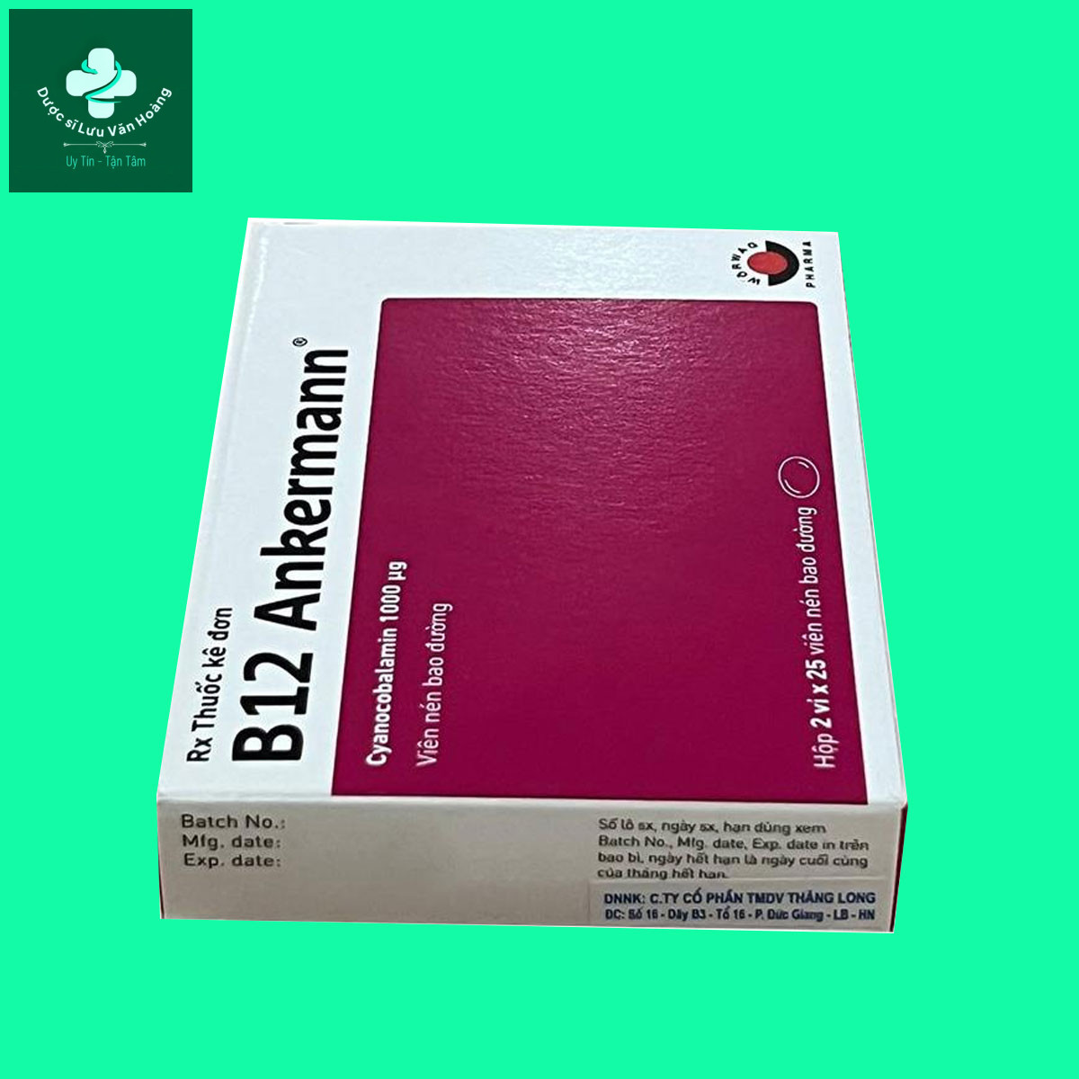B12 Ankermann - Thuốc điều trị thiếu Vitamin B12