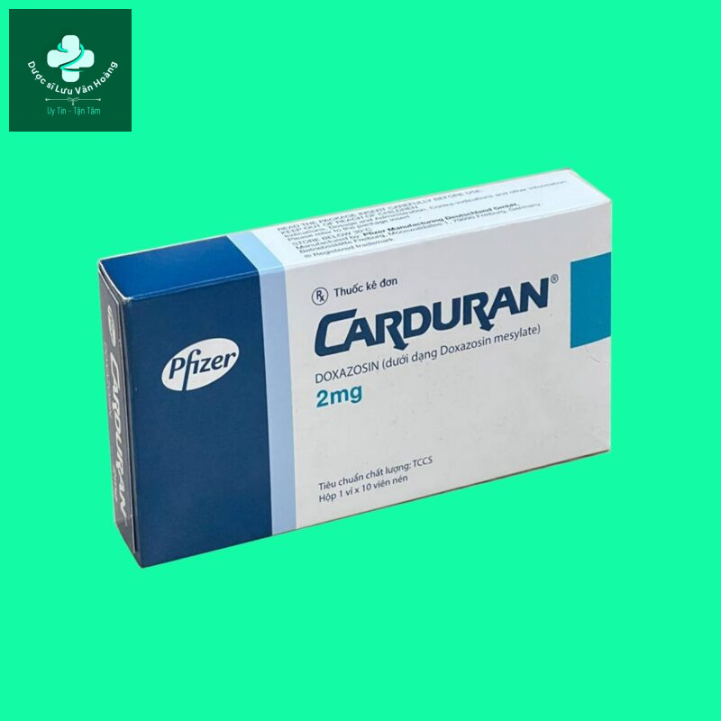 Thuốc Carduran 2mg - Điều trị hiệu quả tăng huyết áp và u xơ tiền liệt ...