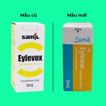 Eylevox Ophthalmic Drops 5ml đổi mẫu nhãn