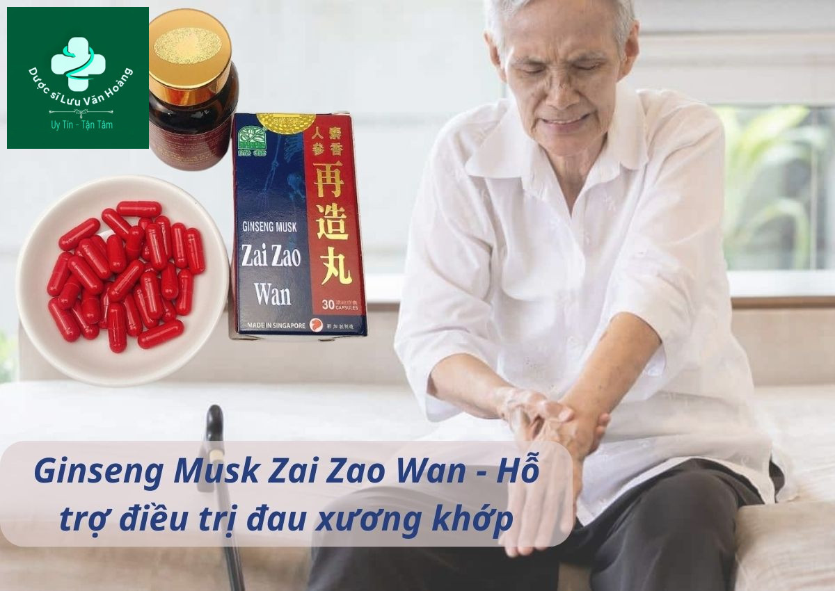 Ginseng Musk Zai Zao Wan - Nhân sâm xạ hương tái tạo hoàn
