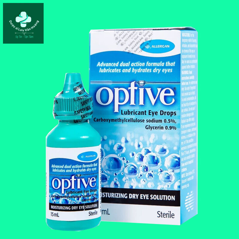 Optieve Thuốc nhỏ mắt Optive 15ml - Dược sĩ Lưu Văn Hoàng