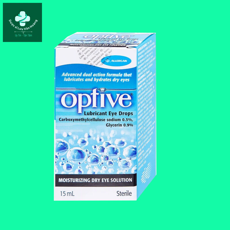 Opive Thuốc nhỏ mắt Optive 15ml - Dược sĩ Lưu Văn Hoàng