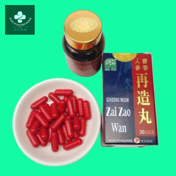 Ginseng Musk Zai Zao Wan Nhân sâm xạ hương tái tạo hoàn