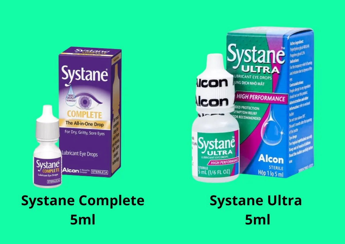 Complete Systane và Systane Ultra khác nhau như thế nào?