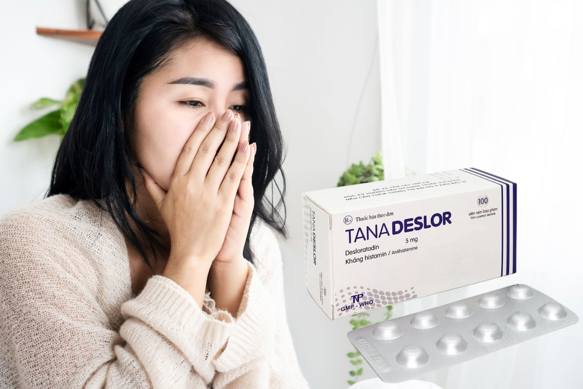 Thuốc Tanadeslor 5mg điều trị viêm mũi dị ứng