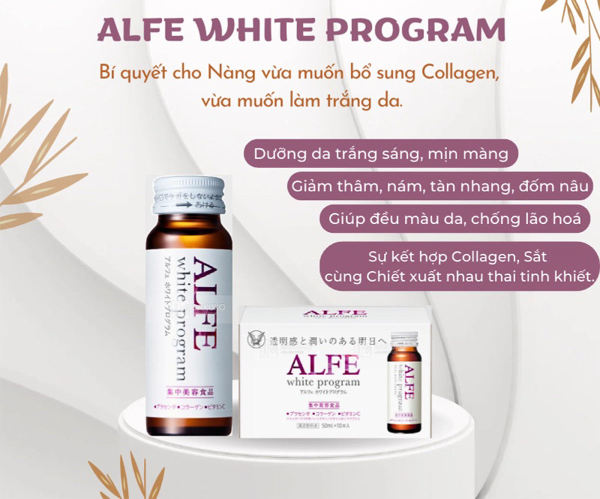 Alfe White Program - chứa chiết xuất Ý Dĩ 