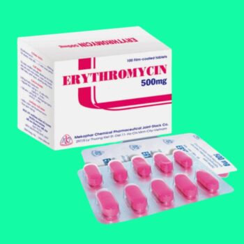 Thuốc Erythromycin 500mg Mekophar