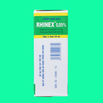 Thuốc nhỏ mũi Rhinex 0.05%