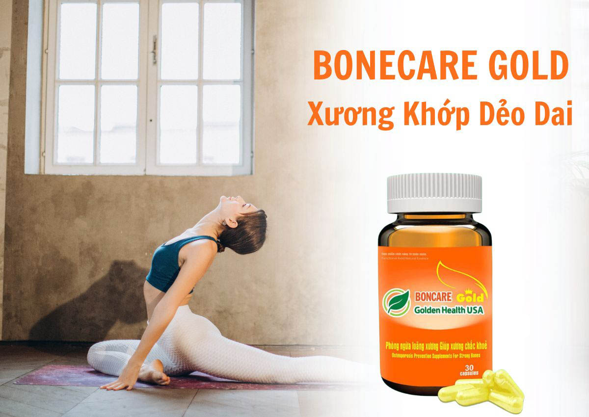 Canxi Boncare Gold giúp hỗ trợ bổ sung canxi