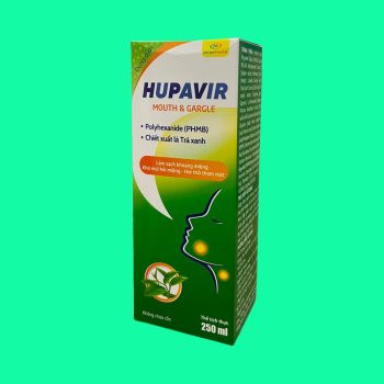 Dung dịch súc họng - súc miệng Hupavir 1 Dung dịch súc họng - súc miệng Hupavir