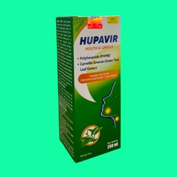 Dung dịch súc họng - súc miệng Hupavir 4 Dung dịch súc họng - súc miệng Hupavir