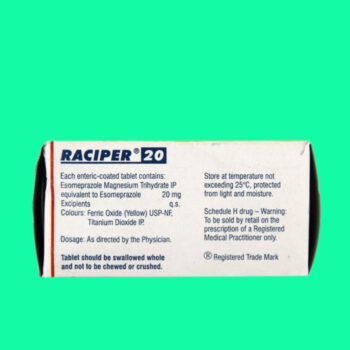Raciper 20mg Tablets Sun Pharma