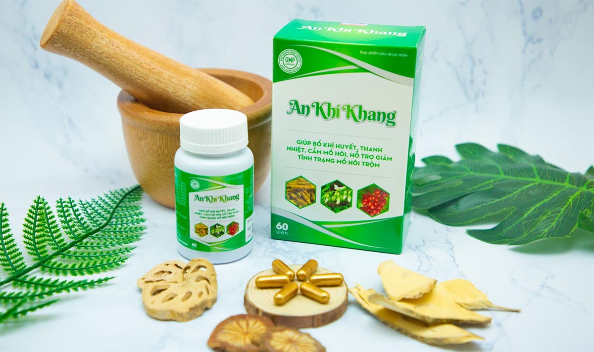 An Khí Khang giúp giảm ra mồ hôi trộm