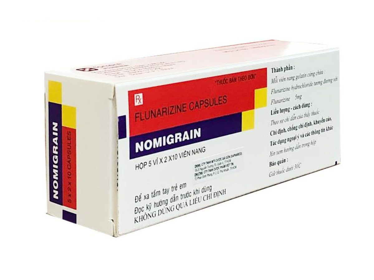 ​Thuốc điều trị đau nửa đầu Nomigrain
