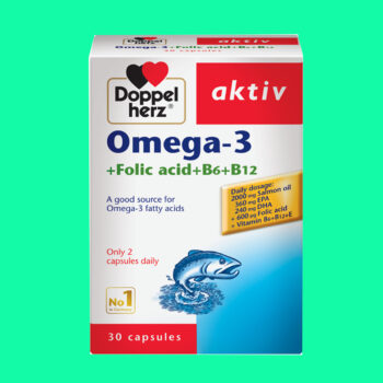 Doppelherz Aktiv Omega-3 + Folic acid + B6 + B12