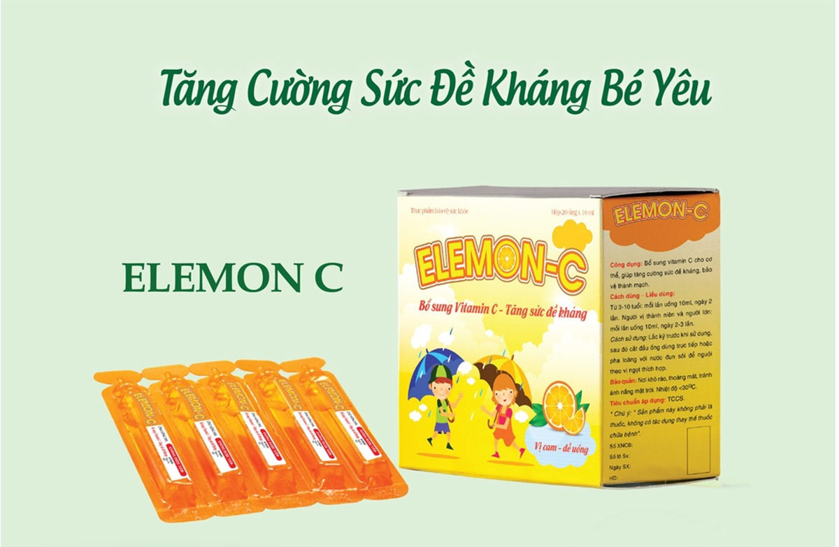 Elemon-C giúp tăng cường sức đề kháng