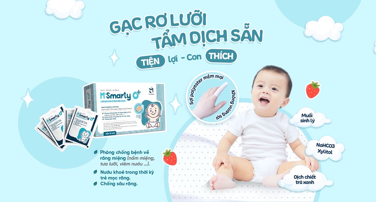 Gạc răng miệng M'Smarty O+