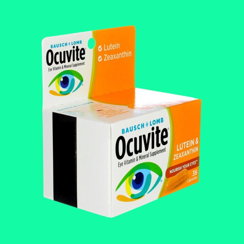 Ocuvite Lutein and Zeaxanthin giảm nguy cơ thoái hóa điểm vàngDược sĩ