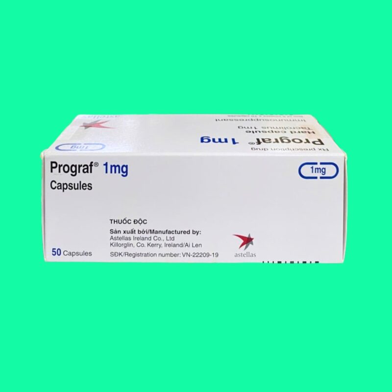 Thuốc Prograf 1mg giúp phòng ngừa đào thải khi ghép gan, thận