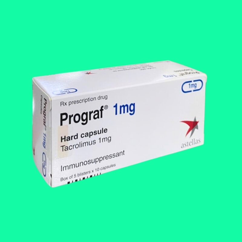 Thuốc Prograf 1mg giúp phòng ngừa đào thải khi ghép gan, thận