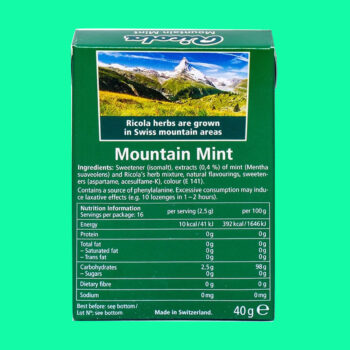 Kẹo ngậm không đường Ricola Mountain Mint
