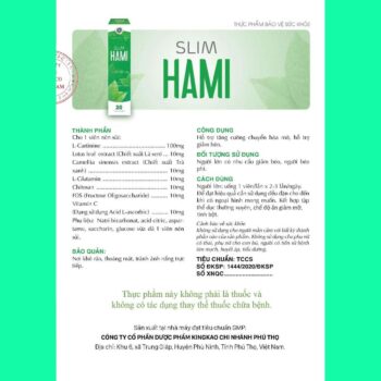 Viên sủi giảm cân Slim Hami