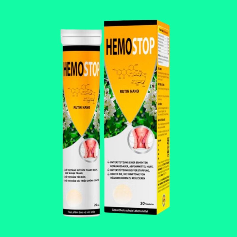 Thuốc Hemostop hỗ trợ giảm táo bón - Dược sĩ Lưu Văn Hoàng