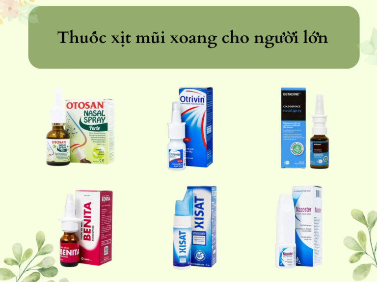 Thuốc xịt mũi xoang cho người lớn