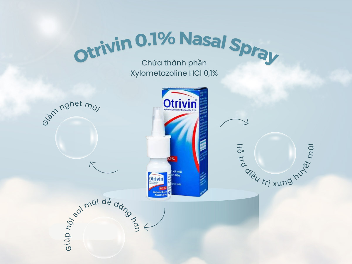 Xịt mũi Otrivin 0.1% Nasal Spray