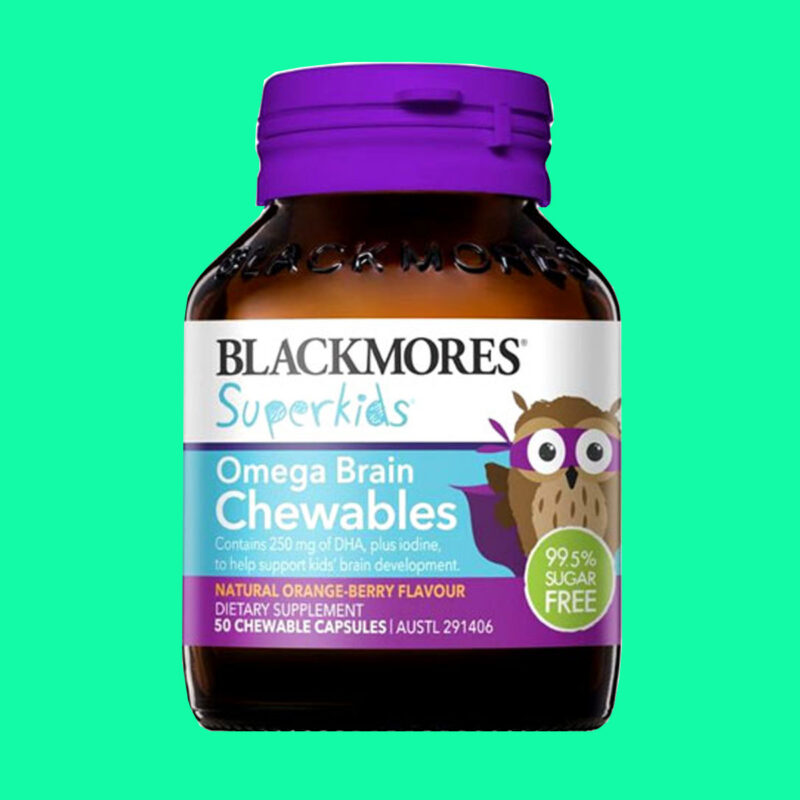 Omega Brainwave Blackmores Superkids Omega Brain Chewables hỗ trợ sự phát triển trí não ...