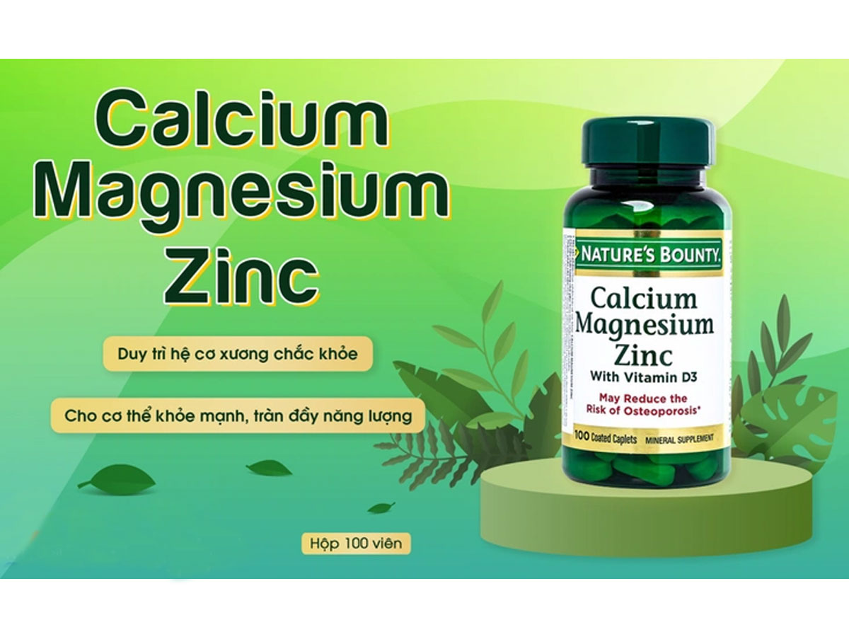 Nature’s Bounty Calcium Magnesium Zinc