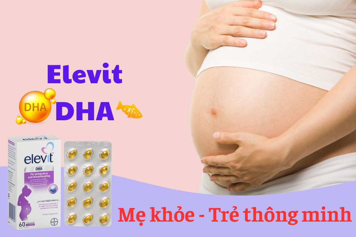 Viên uống DHA cho mẹ bầu của Đức - Elevit DHA