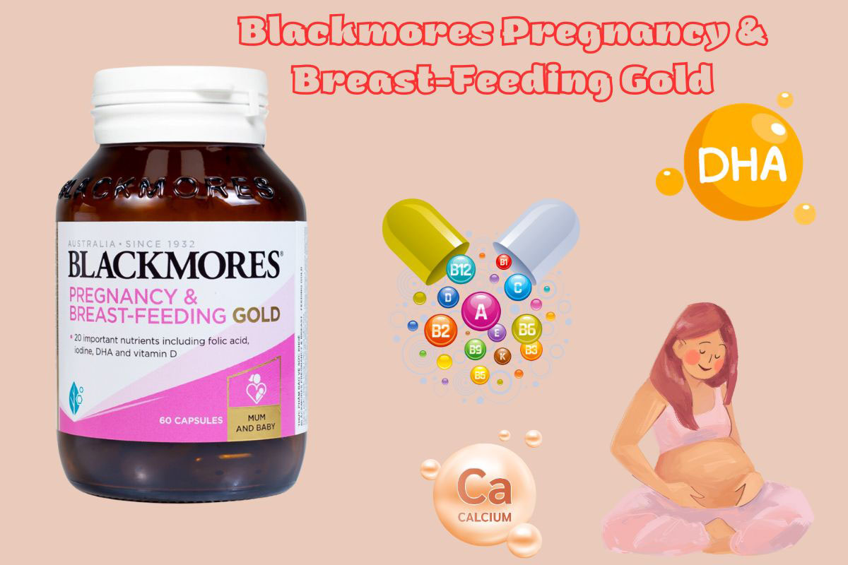 Vitamin DHA Cho Bà Bầu Blackmores Pregnancy & Breast-Feeding Gold