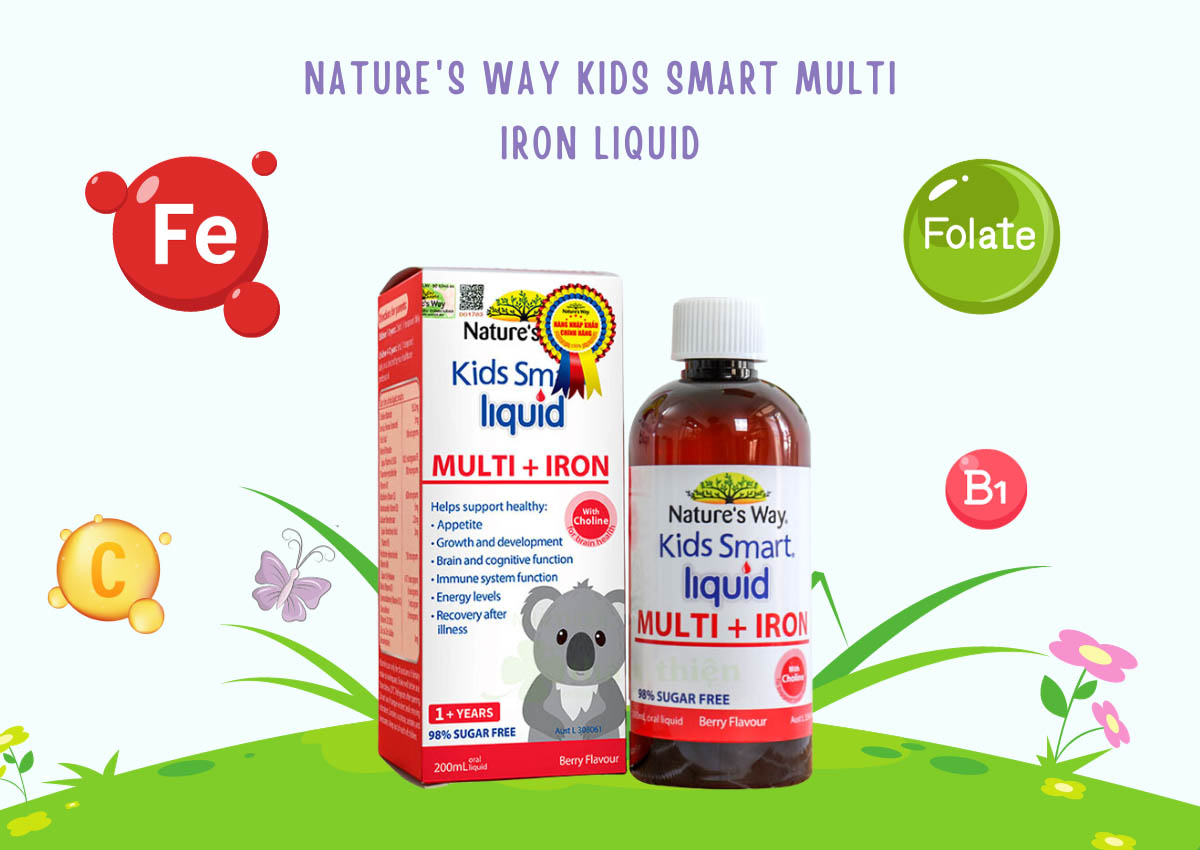 Nature's Way Kids Smart Multi Iron Liquid