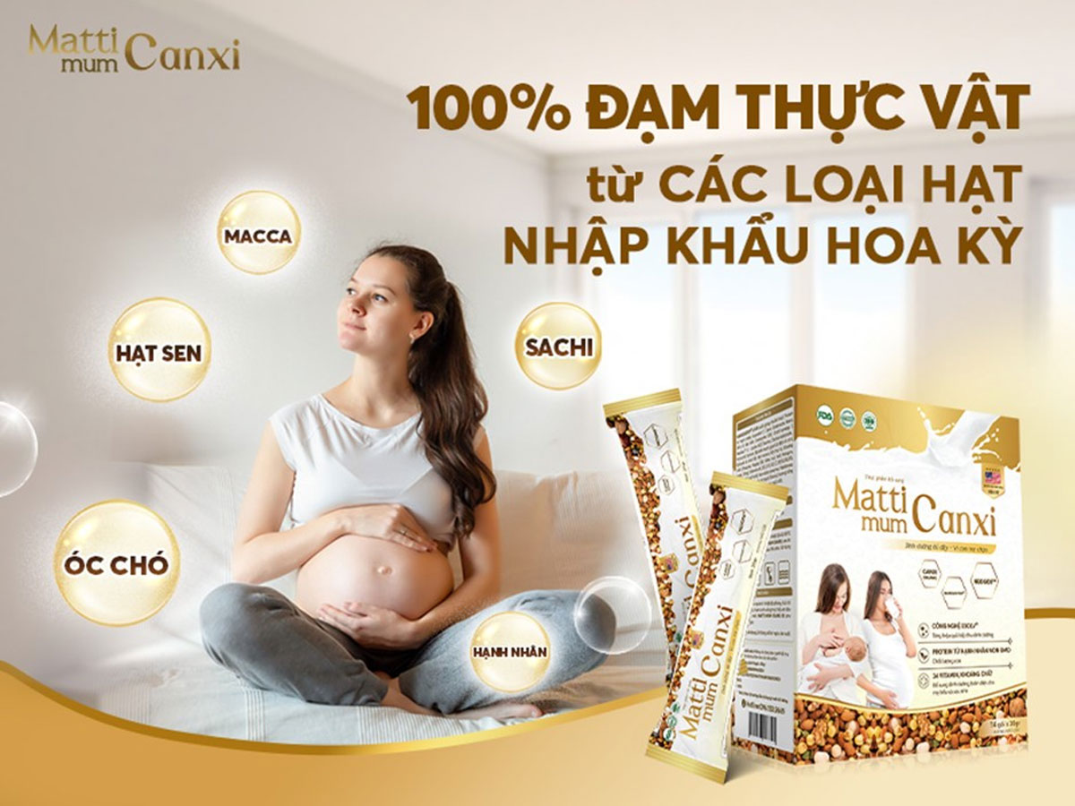 Sữa hạt cho mẹ bầu Matti Mum Canxi