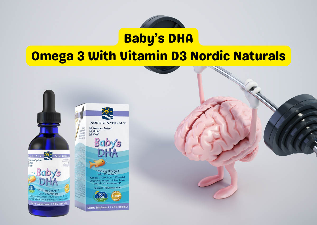 Baby’s DHA Omega 3 With Vitamin D3 Nordic Naturals