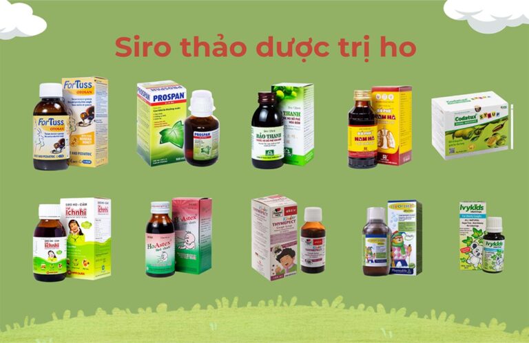 Siro thảo dược trị ho cho trẻ