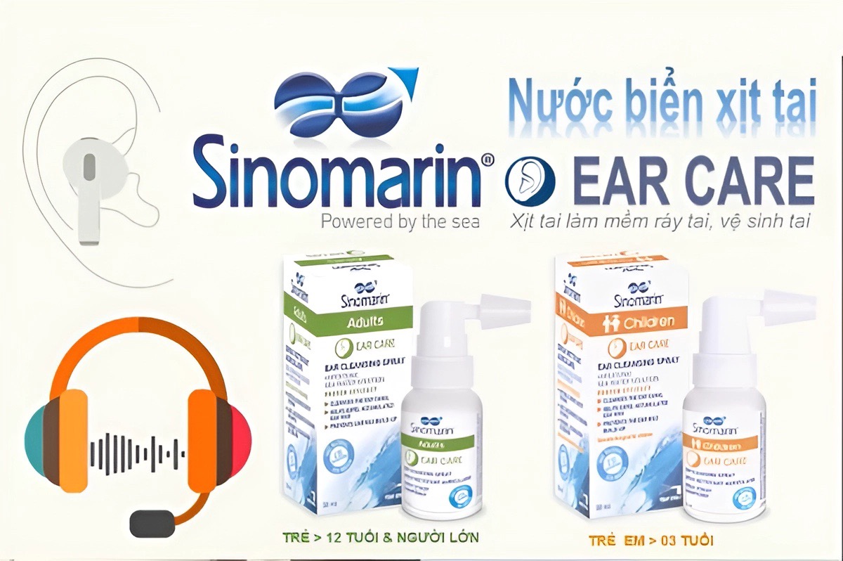 Nhỏ tai Sinomarin Ear Care